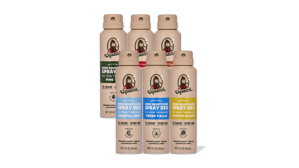 Lot de 6 déodorants en spray