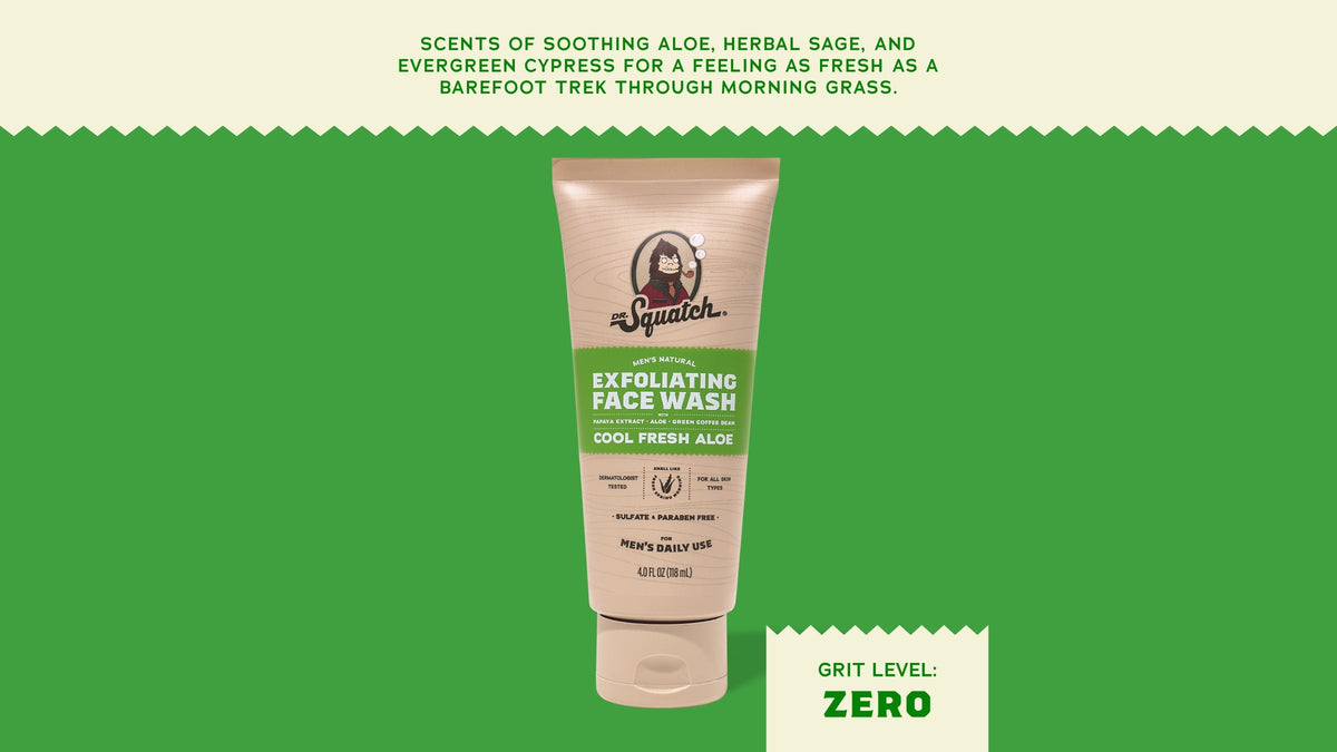 Gel nettoyant exfoliant fraîcheur à l'aloe vera