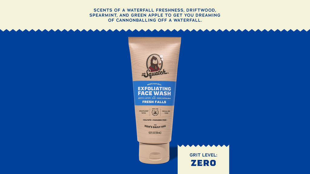 Nettoyant exfoliant pour le visage Fresh Falls
