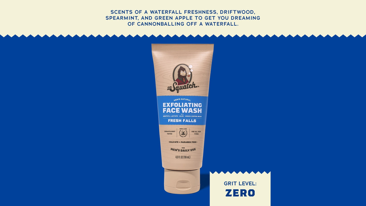 Nettoyant exfoliant pour le visage Fresh Falls