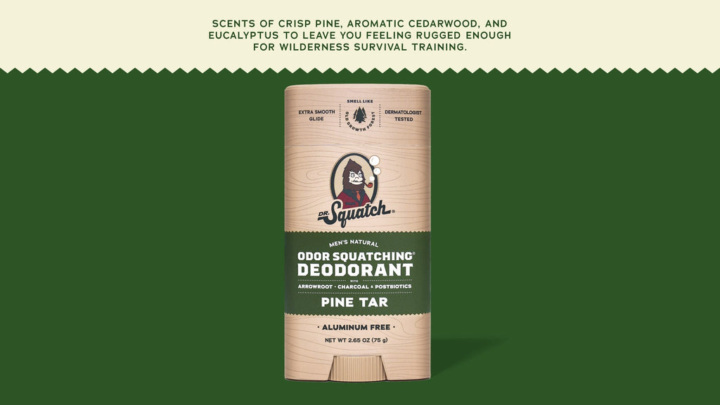 Déodorant au goudron de pin