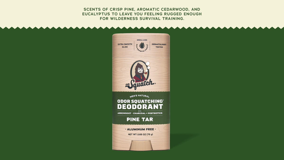 Déodorant au goudron de pin