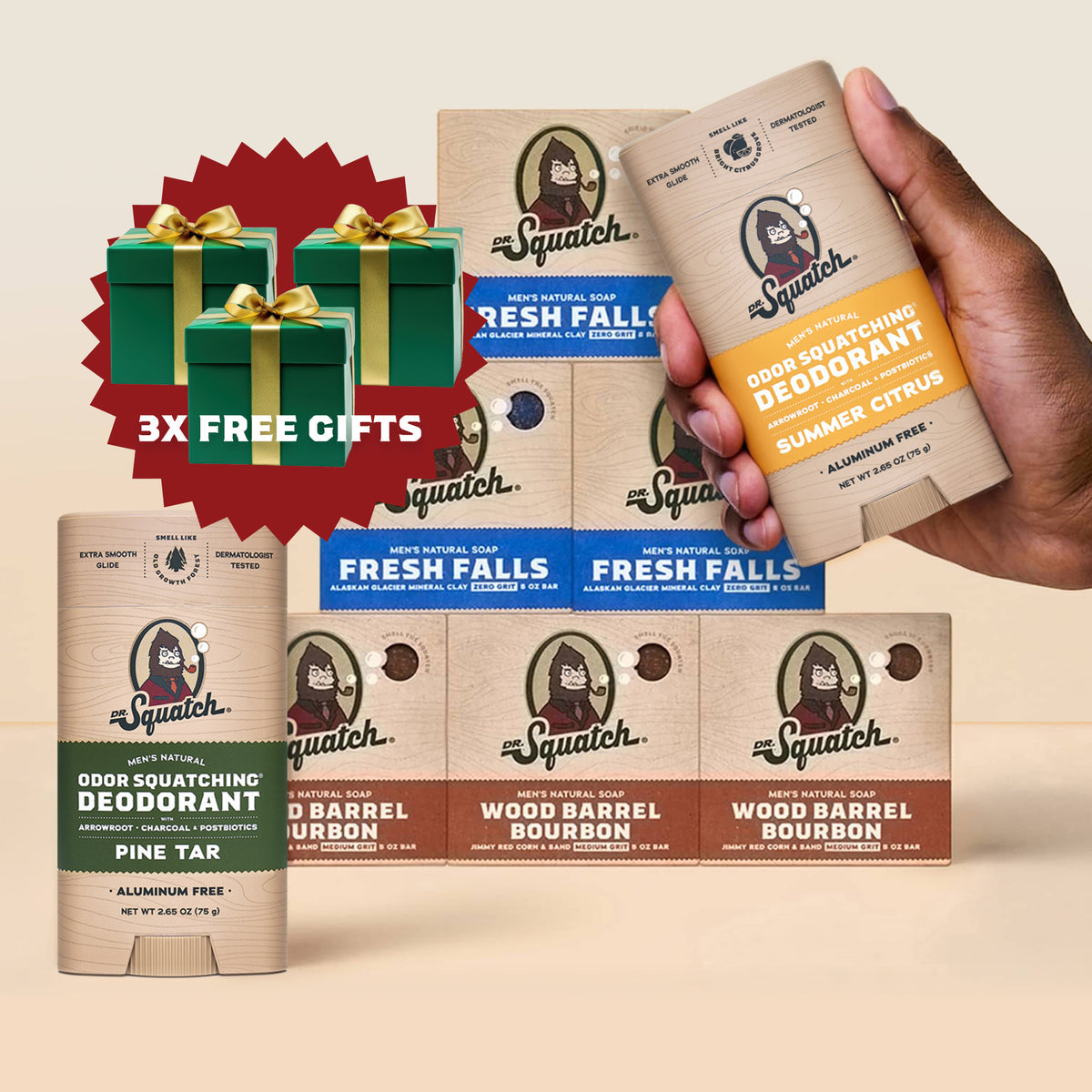 La Pile de Squatch + Cadeaux Exclusifs