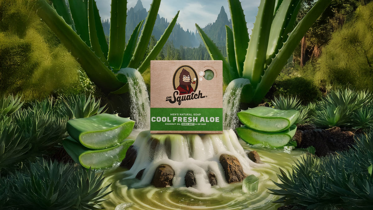 Aloe fraîche et apaisante
