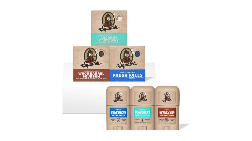 Mini ensemble savon et déodorant