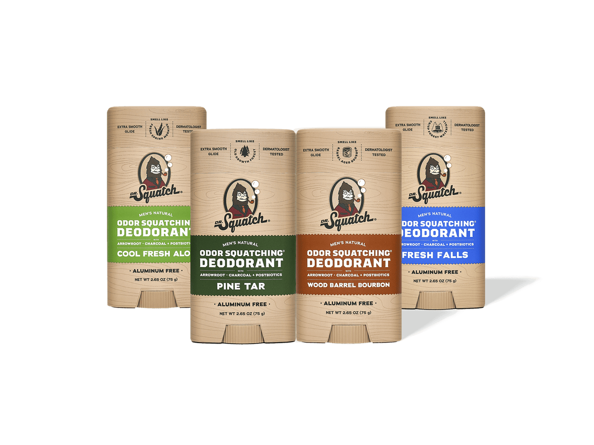 Lot de 4 déodorants