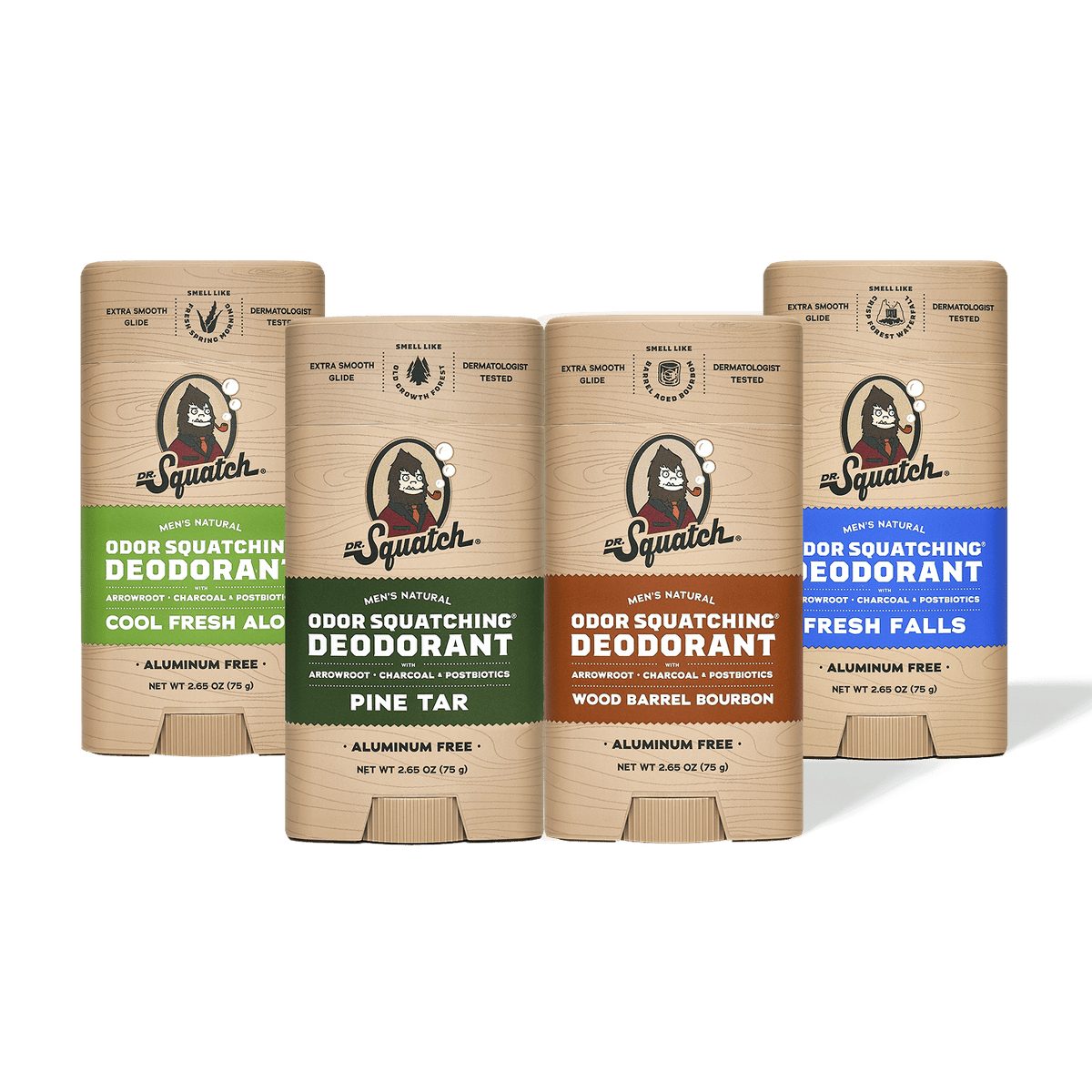 Lot de 4 déodorants