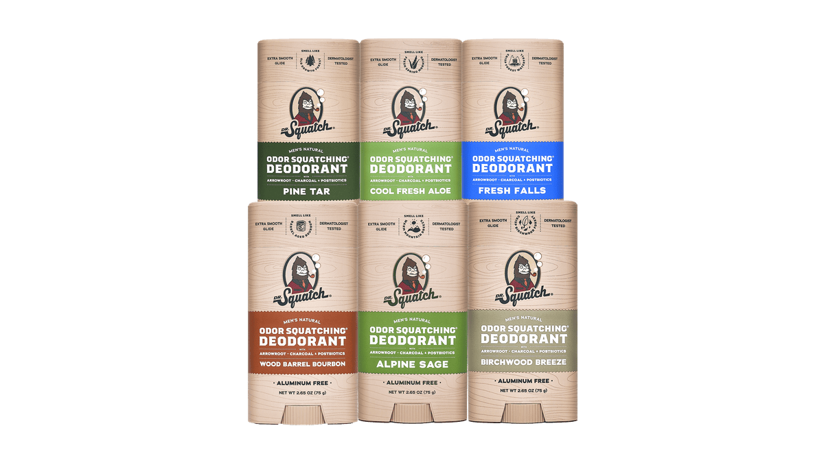 Lot de 6 déodorants