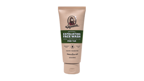 Nettoyant exfoliant au goudron de pin pour le visage