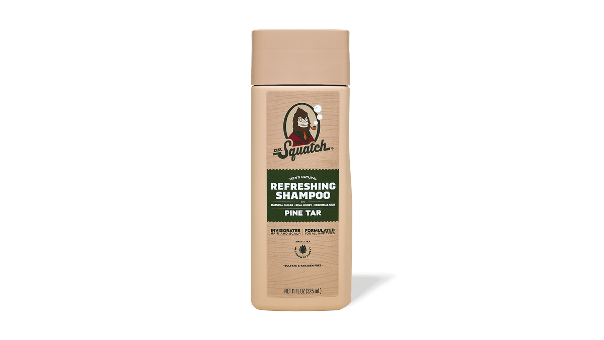 Shampooing au goudron de pin