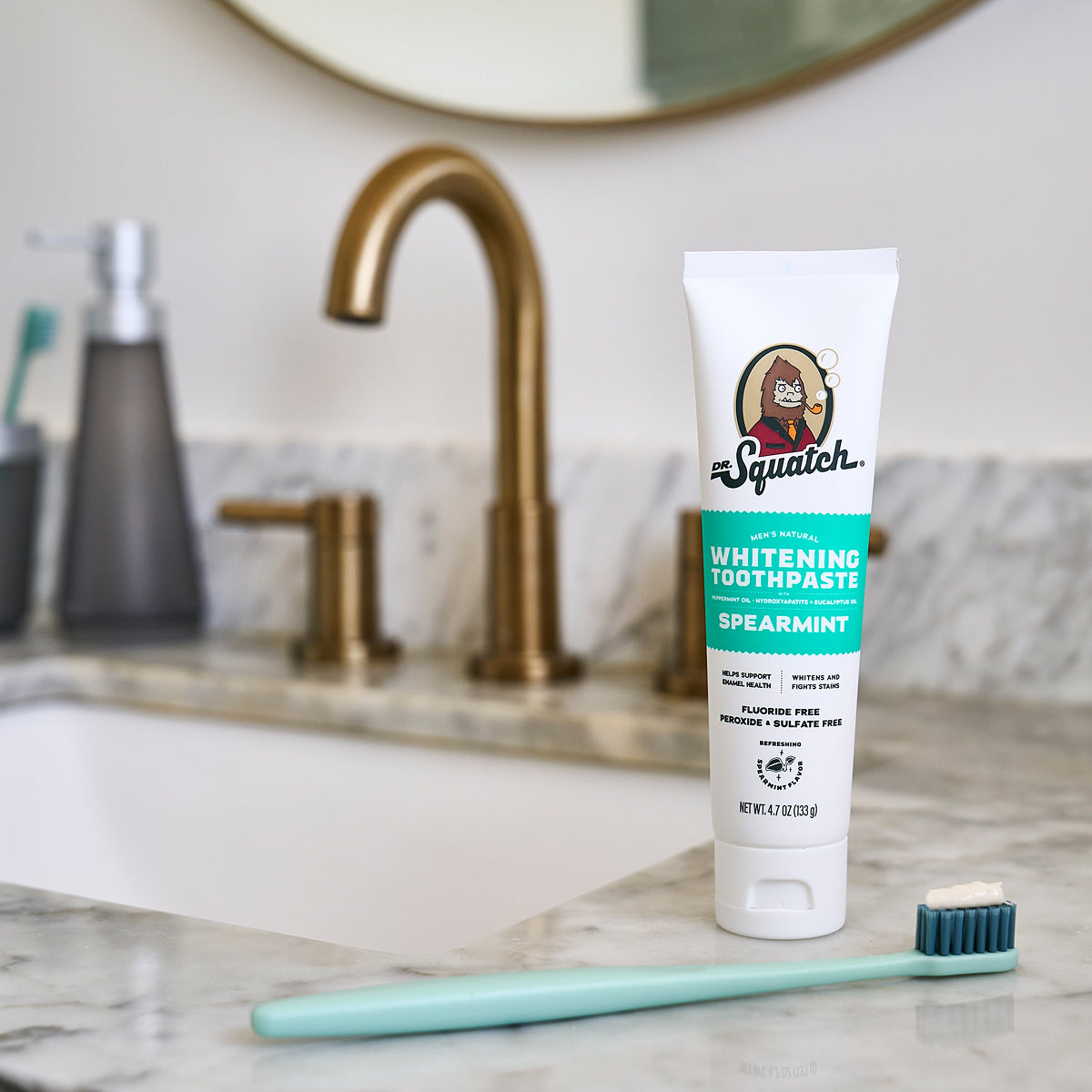 Dentifrice blancheur à la menthe douce