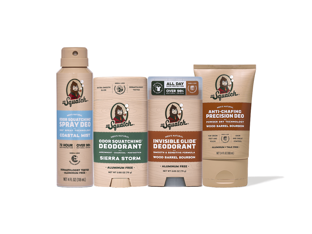 Kit découverte de déodorants
